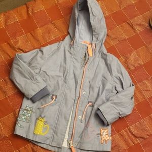 Little girl's Next rain jacket, euc